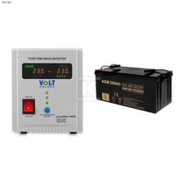 SINUS PRO 1000 E 12/230V +AGM 12V 200AH