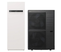 12kW Panasonic T-CAP seria K 1F z zasobnikiem 260L Pompa ciepła ALL IN ONE SPLIT KIT-AXC12K6E53 jz WH-UXZ12KE5 jwWH-ADC0912K6E53