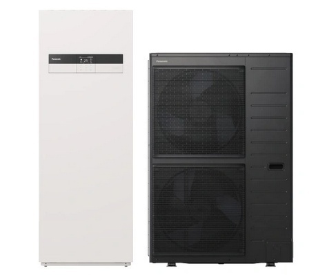 12kW Panasonic T-CAP seria K 1F z zasobnikiem 260L Pompa ciepła ALL IN ONE SPLIT KIT-AXC12K6E53 jz WH-UXZ12KE5 jwWH-ADC0912K6E53