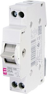 PRZEŁ.SIEĆ-AGREGAT I-O-II 25A 1-BIEG.