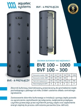 290L Aquatec Bufor 8 przyłączy BVE-300 56kg