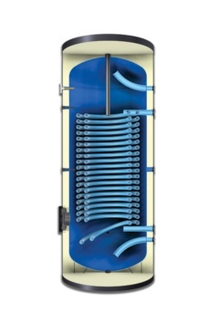 183L AQUATEC Bufor Wymiennik C.W.U. HPD-200 wężownica 2,53m2