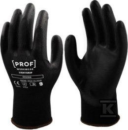 RĘKAWICE PU LIGHTGRIP CZARNE 10 PAR 9