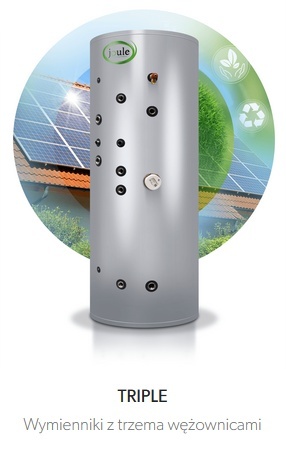 400L 3 wężownice CWU bufor wymiennik