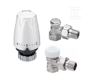 GŁOWICA TERM. TYP DX BIAŁA,OGR. 16C+EL