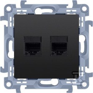 GN.2-KR.KO.RJ45 KAT5E+RAM.CZARNY SIMON10