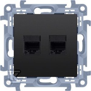 GN.2-KR.KO.RJ45 KAT6E+RAM.CZARNY SIMON10