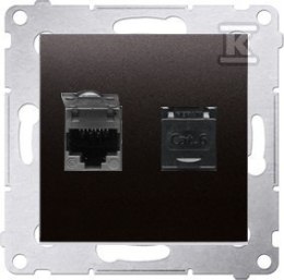 GN.KOM.2XRJ45 K6 PRZ+RAM.IP44 AN.SIMON54