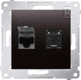 GN.KOM.2XRJ45 K6 PRZ+RAM.IP44 AN.SIMON54