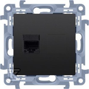 GN.KOMP.RJ45 KAT6+RAM. CZARNY SIMON10