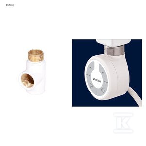 GRZAŁKA ONNLINE MOA 600W BIAŁA +TRÓJN