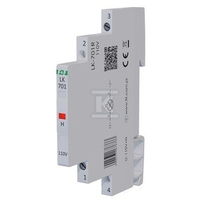 LK-701R LAMP. 1/3S 1XLED CZERWONA