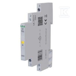 LK-701Y LAMP. 1/3S 1XLED ŻÓŁTA