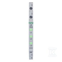 LK-703G LAMP.KONTROL.ZIELONA 3XLED 1/3S