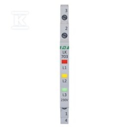 LK-703K LAMP.KONTROL.3 KOLORY 3XLED 1/3S