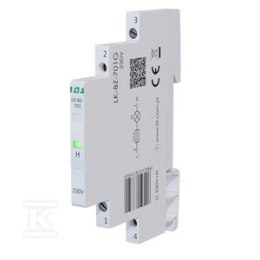 LK-BZ-701G LAMP. 1/3S 1XLED ZIELONA