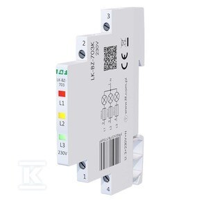 LK-BZ-703K LAMP. 1/3S 3XLED - 3 KOLORY