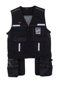 KAMIZELKA NARZĘDZIOWA PROF CZARNA XL