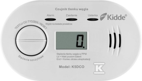 KID-K5DCO CZUJNIK+GAZ TESTOWY