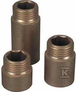 PRZEDŁUŻKA 1/2"X50MM MOSIĄDZ ONNLINE PRZEDŁUŻKA 1/2"X50MM MOSIĄDZ ONNLINE