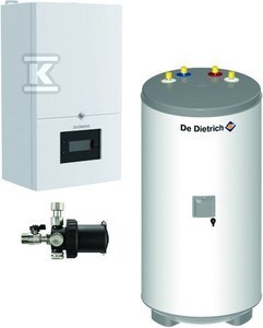 kocioł gazowy kondensacyjny DE DIETRICH PAKIET z buforem ciepła MCR4 19/AQUAVIE 125+XS90 kocioł gazowy kondensacyjny DE DIETRICH PAKIET z buforem ciepła MCR4 19/AQUAVIE 125+XS90