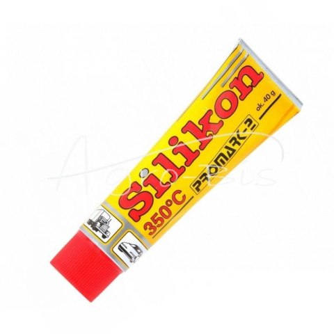 Silikon wysokotemperaturowy w tubce 40g od -60 do +350C czerwony Silikon wysokotemperaturowy w tubce 40g od -60 do +350C czerwony