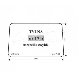 Szyba tylna Ostrówek