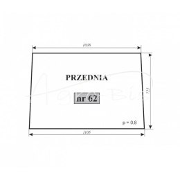 Szyba przednia C-360 kabina czeska