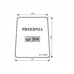 Szyba przednia Fadroma