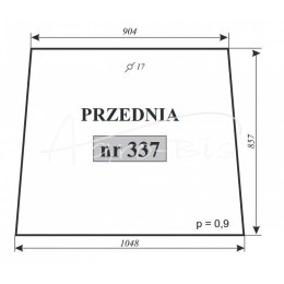 Szyba przednia T-25 kabina Zamość