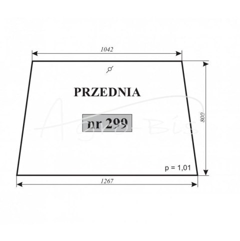 Szyba przednia Ursus C-330 kabina Sokółka Szyba przednia Ursus C-330 kabina Sokółka
