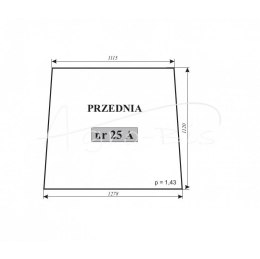 Szyba przednia UrsusC-385 NR.25A=90A=189