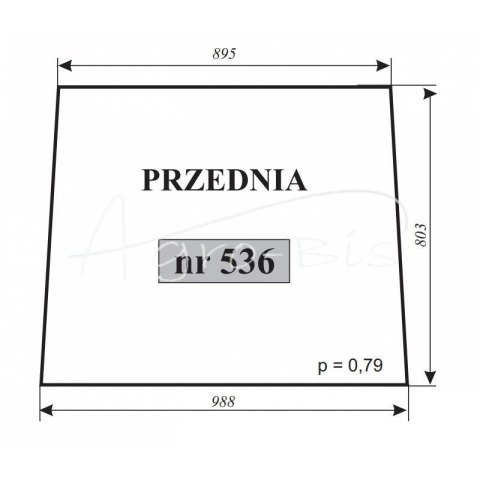 Szyba przednia Zetor Szyba przednia Zetor