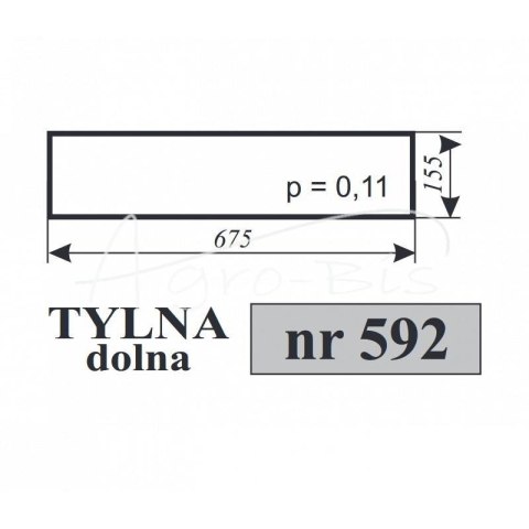 Szyba tylna dolna MF Szyba tylna dolna MF