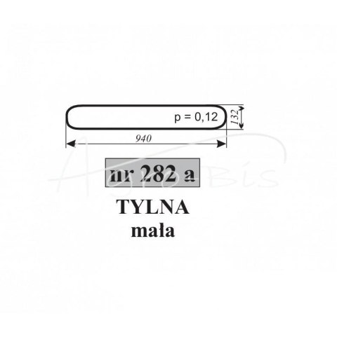 Szyba tylna mała Bizon Rekord Szyba tylna mała Bizon Rekord