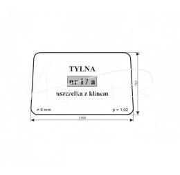 Szyba tylna Ostrówek