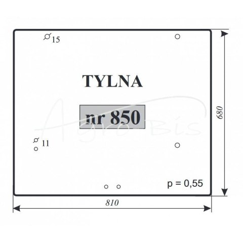 Szyba tylna Renault Szyba tylna Renault