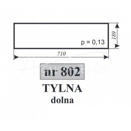 Szyba tylna dolna C-360
