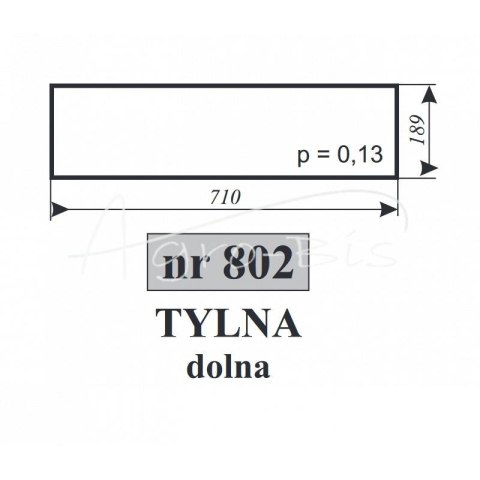 Szyba tylna dolna C-360 Szyba tylna dolna C-360