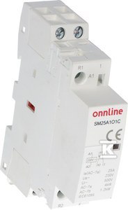 STYCZNIK MOD.1NO+1NC 25A 230V AC ONNLINE