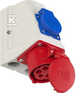 GN.KOMBI 16A/5P/400V/230V Z BOLCEM IP44 GN.KOMBI 16A/5P/400V/230V Z BOLCEM IP44