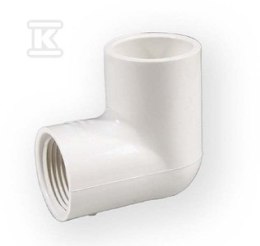 KOLANO Z GWINTEM NAKRĘTNE KW/GW PVC 1/2