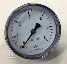 MANOMETR RF63 POZIOMY 1/4