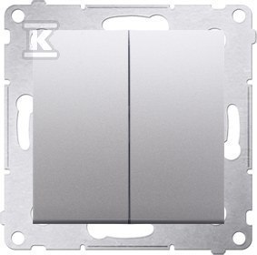 PRZYCISK PODW.SREBRNY MAT SIMON54