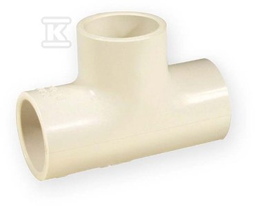 TRÓJNIK RÓWNOPRZELOTOWY KW/KW/KW 1 PVC TRÓJNIK RÓWNOPRZELOTOWY KW/KW/KW 1 PVC