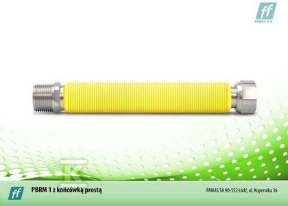 PRZEWÓD GAZ.15-28CM G3/4-NYPEL R3/4" PRZEWÓD GAZ.15-28CM G3/4-NYPEL R3/4"