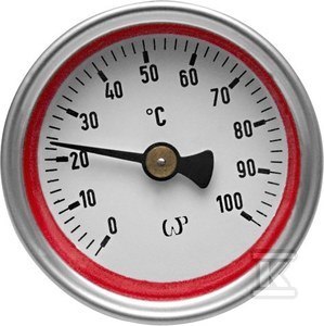 TERMOMETR TARCZOWY (100OC)-CZERWONY