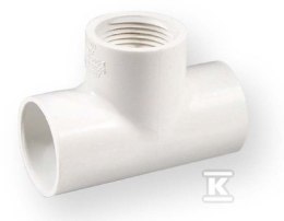 TRÓJNIK NAKRĘTNY KW/KW/GW PVC 3/4
