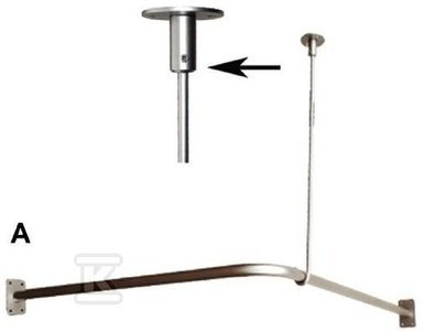 DRĄŻ.INOX ZASŁ.PRYSZ.90X90 MOC.DO SUF DRĄŻ.INOX ZASŁ.PRYSZ.90X90 MOC.DO SUF