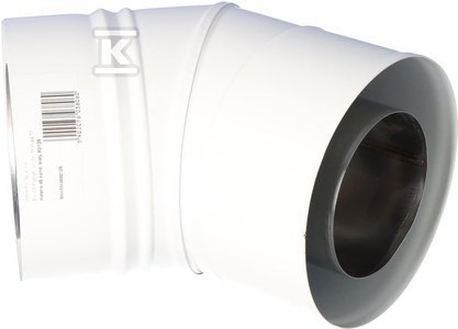 KOLANO 45ST 80/125 KONDENS.BIAŁE KOLANO 45ST 80/125 KONDENS.BIAŁE